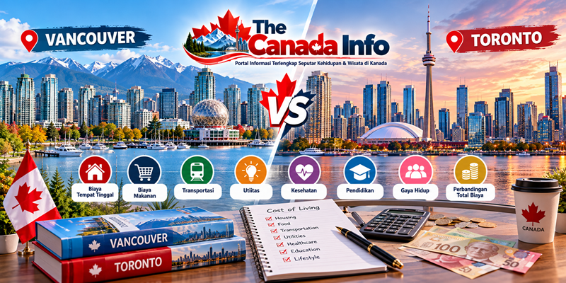Biaya Hidup di Vancouver vs Toronto Perbandingan Lengkap